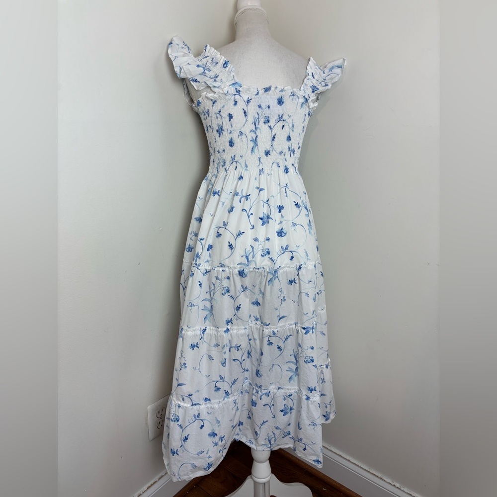 Hill House Ellie Nap Dress in Blue Botanical by Hill House Home Size Large - Picture 10 of 14